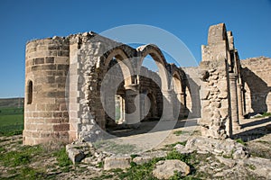 Ruins of Agios Sozomenos Nicosia district. Cyprus photo