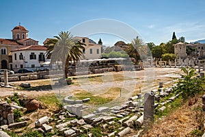 Ruins of Agora, Athens, Greece