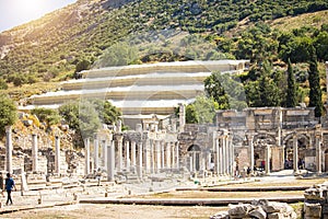 Ruins of the Agora in Ephesus