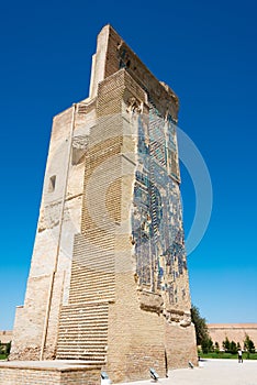 Ruins of Ak-Saray Palace in Shakhrisabz, Uzbekistan. It is part of the World Heritage Site.