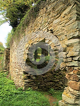 Ruins along Town of Boone Greenway Trail