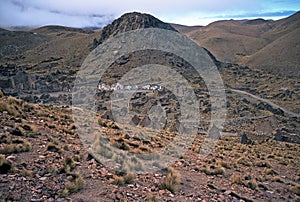 Ruins on Altiplano in Bolivia,Bolivia photo