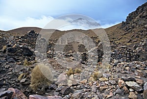 Ruins on Altiplano in Bolivia,Bolivia photo