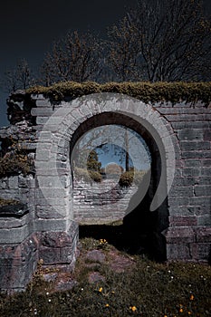Ruins of Alvastra monastery, Sweden