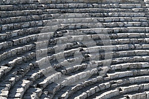 Ruins of amphitheater in Segesta