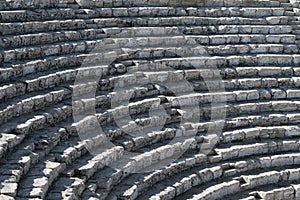 Ruins of amphitheater in Segesta photo
