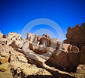 Ruins of the Amun Oracle temple, Siwa oasis, Egypt