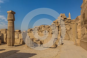 Ruins of the Amun Temple enclosure in Karnak, Egy