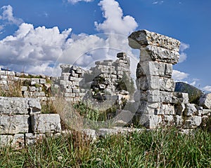 Ruins of anancient roman villa