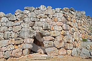 Ruins of ancient acropolis of Tiryns