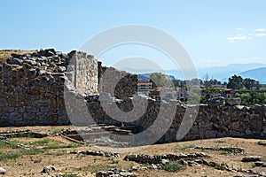 Ruins of ancient acropolis of Tiryns