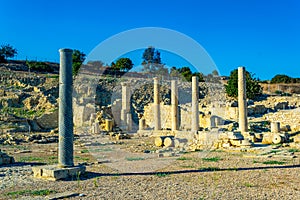 Ruins of ancient Amathus on Limassol, Cyprus
