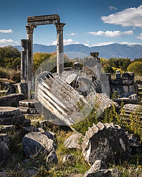 In the ruins of ancient Aphrodisias