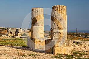 Ruins of the ancient Aphrodite sanctuary in Kouklia