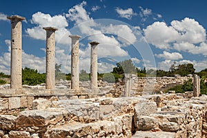 Ruins of the ancient Apollo Hylates sanctuary and temple