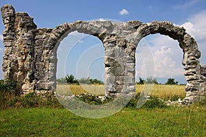 Ruins of a ancient arch