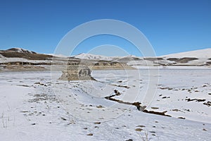 Ruins of an ancient armenian church photo