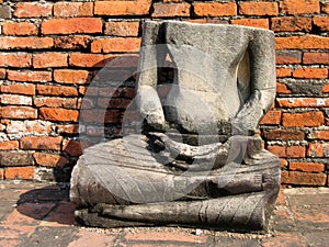 Ruins at the Ancient capital of Thailand