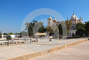 Ruins of ancient Carthage city in Tunis, Tunisia, North Africa