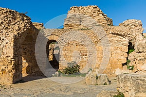 Ruins of the ancient Carthage city, Tunis, Tunisia, North Africa
