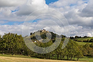 The ruins of the ancient castle Branc