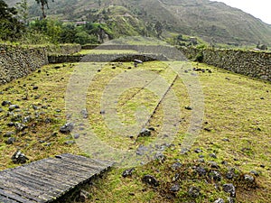 Ruins of ancient castle of caÃ±ari, Ecuador