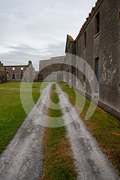 Ruins of ancient castle. Charles fort Kinsale Cork county Ireland. Irish castles