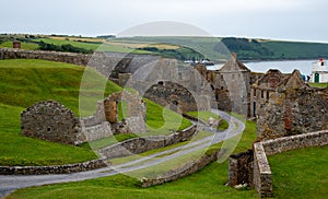 Ruins of ancient castle. Charles fort Kinsale Cork county Ireland. Irish castles