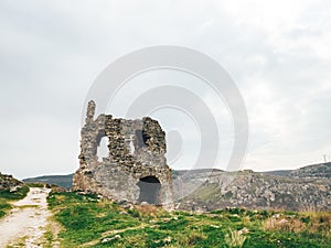 The ruins of ancient castles