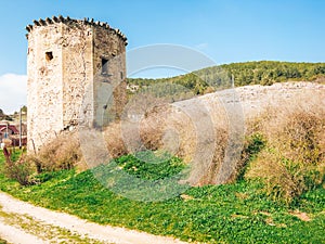 The ruins of ancient castles