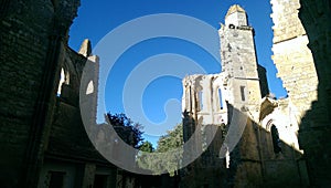 Ruins of an ancient cathedral on the way St James.