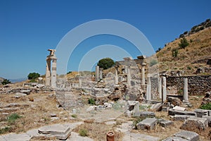 Ruins of ancient city of Ephesus, Turkey