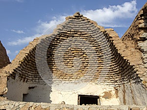 Ruins of the ancient city of Harran in mesopotamia