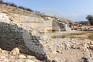 Ruins of ancient city Heraclea Sintica - built by Philip II of Macedon