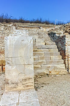 Ruins of ancient city Heraclea Sintica - built by Philip II of Macedon, Bulgaria