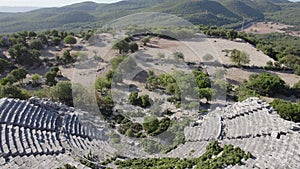 Ruins of the ancient city of Kyaneai, Turkey