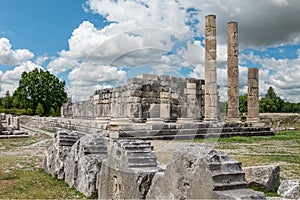 Ruins of the ancient city of Letoon, Turkey