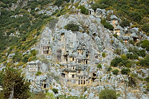 The ruins of the ancient city of Mira are the capitals of the Lycian kingdom.