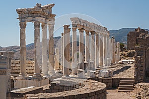 Ruins of the ancient city of Pergamon