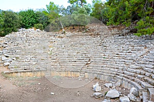 The ruins of the ancient city of Phaselis.