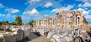 Ruins of ancient city in Side,Turkey