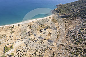 Ruins of the ancient coastal city Anamurium