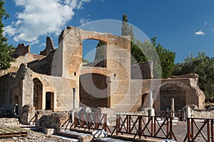 Ruins of the ancient complex of Hadrian Villa, Tivoli