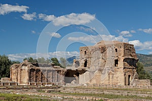 Ruins of the ancient complex of Hadrian Villa, Tivoli
