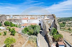 ruins of the ancient Convent of the Order of Avis. Avis, Alentejo region. Portugal photo