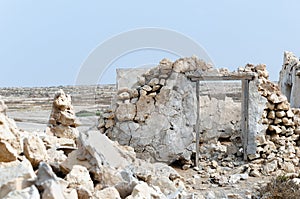 Ruins of an ancient fishing village