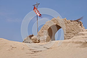 The ruins of the ancient fort