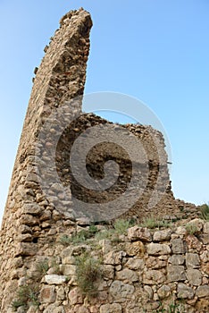 Ruins of the ancient fortress of Cembalo