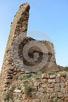 Ruins of the ancient fortress of Cembalo photo