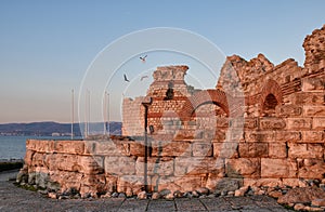 Ruins of the ancient fortress in Nesebar 2